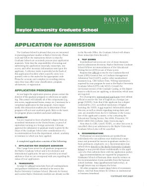 does baylor require an essay for the application process